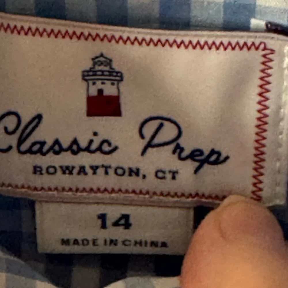 New Classic Prep Boys Owen Long Sleeve Button Down Bloomsbury Party Plaid 14